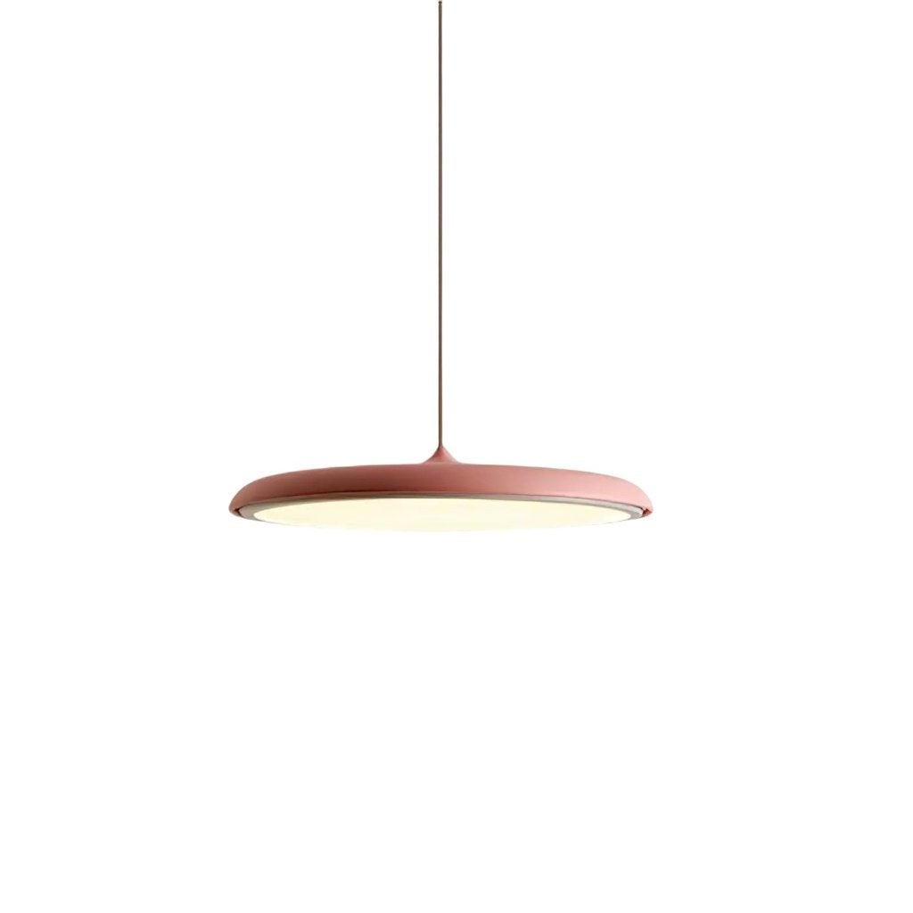 Scandinavische Macaron metalen platte hanglamp, Huis en Inrichting, Ophalen, Nieuw, Scandinavische Macaron metalen platte hanglamp