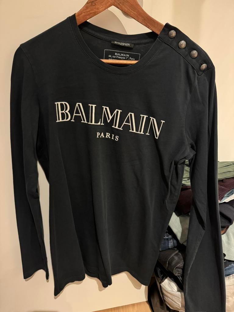 Balmain Paris origineel Trui, Ophalen of Verzenden, Zo goed als nieuw, Maat 48/50 (M), Blauw