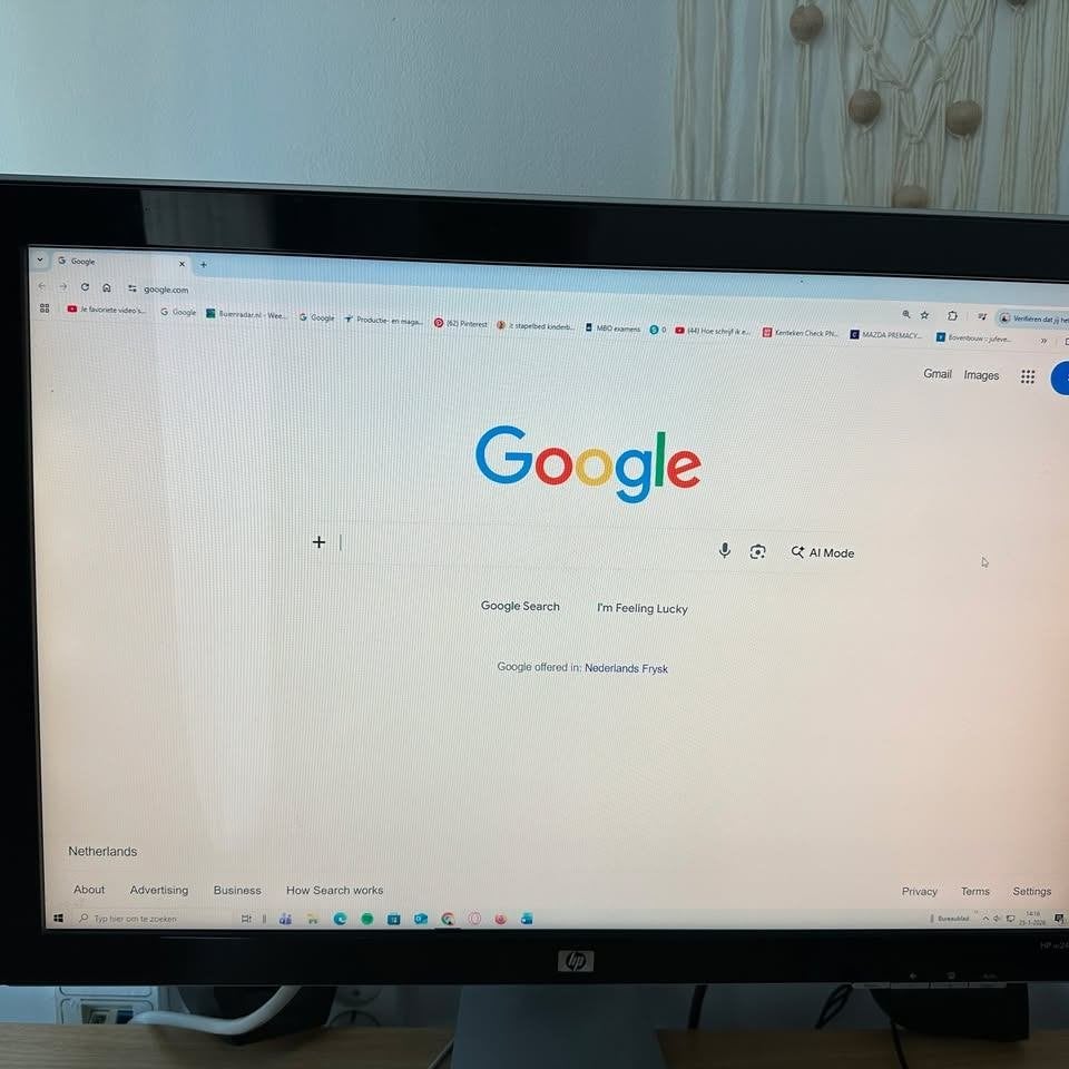 HP monitor 24 inch 16:10, Computers en Software, Monitoren, Ophalen, Full HD, Zo goed als nieuw, HP