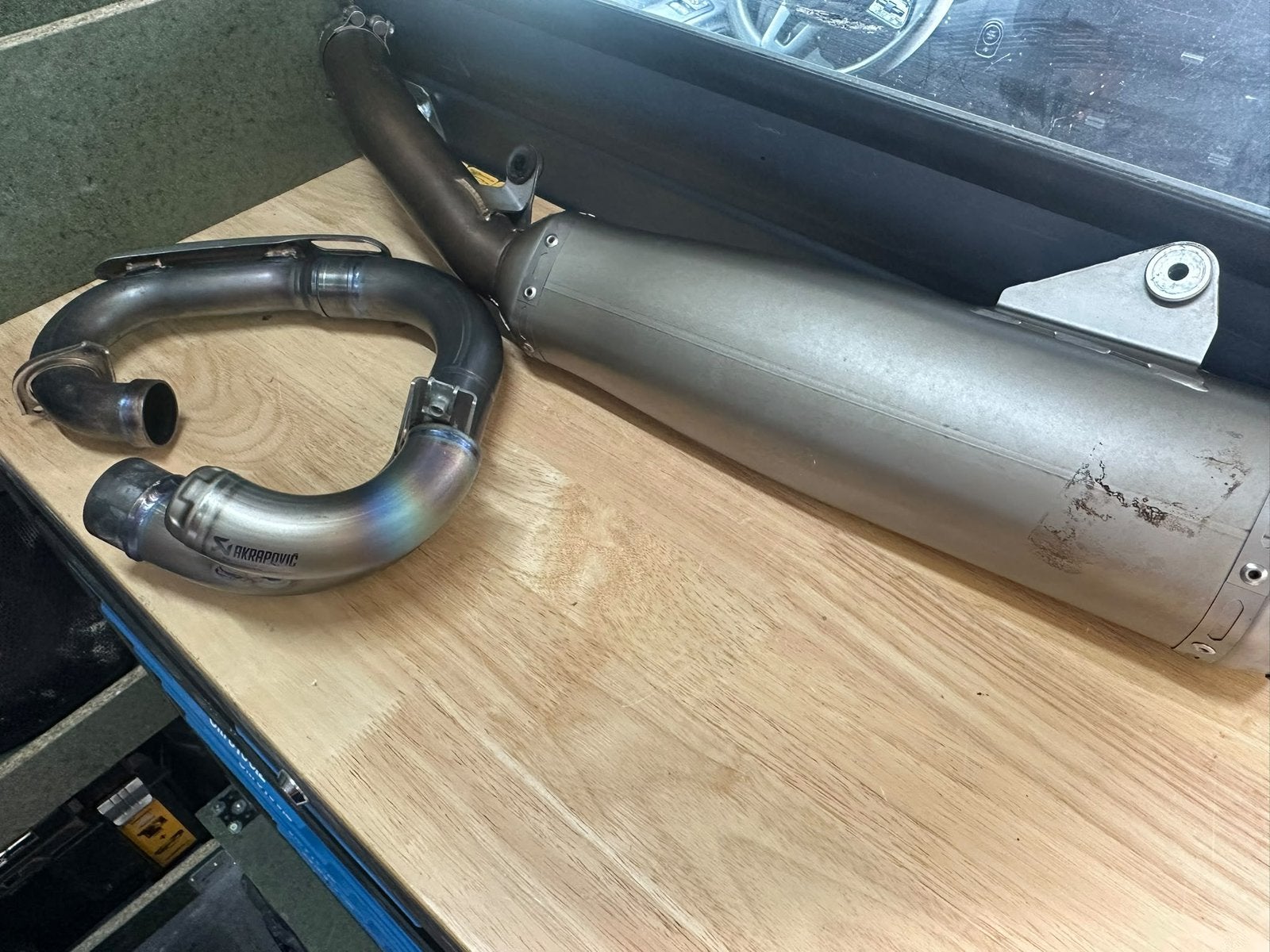 Akrapovic Evolution Line Titanium – Yamaha YZ450F 2020/2024, Motoren, Ophalen, Gebruikt