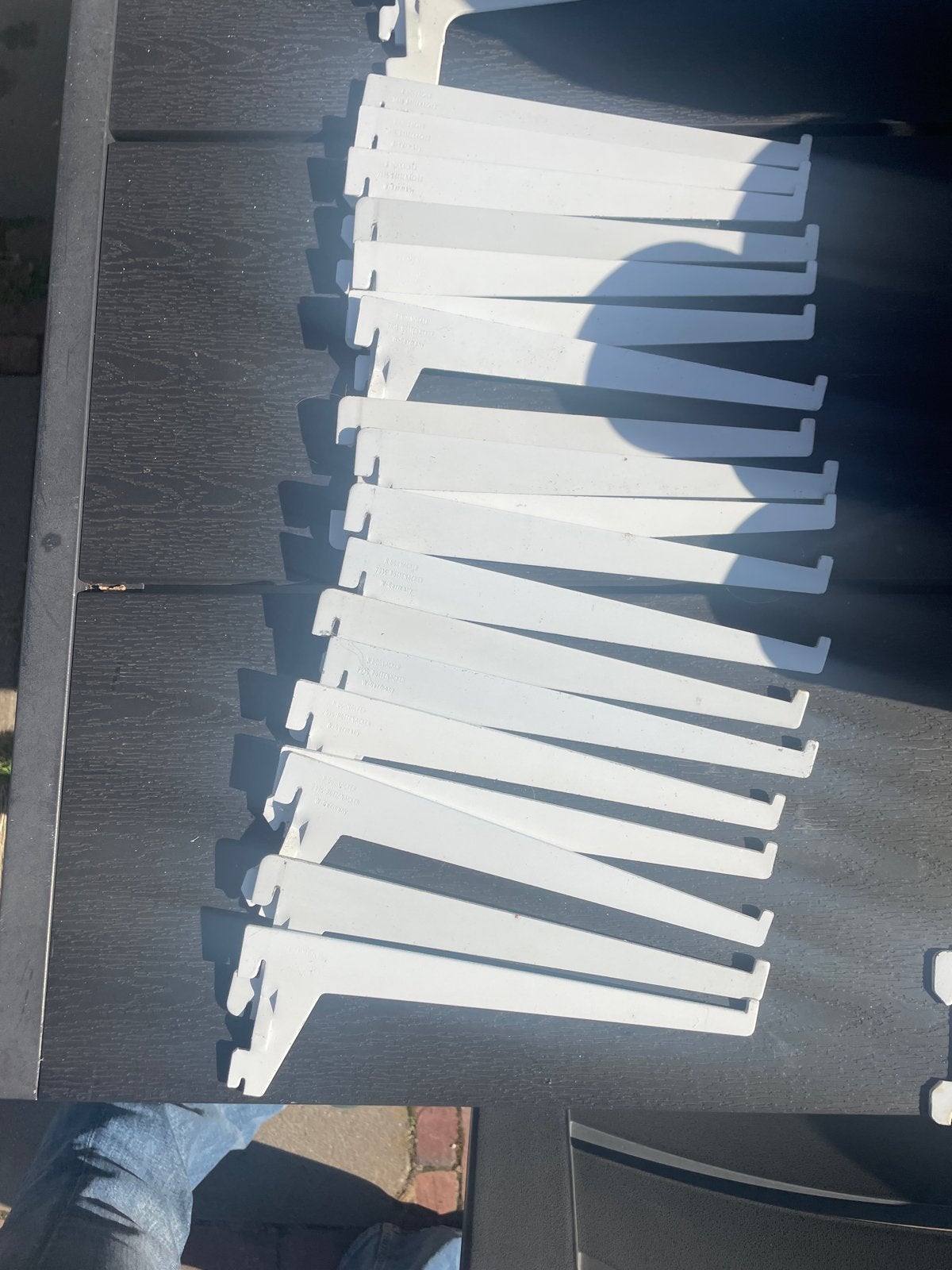 18 Plankdragers voor 20 cm diepe planken, Huis en Inrichting, Ophalen, Gebruikt