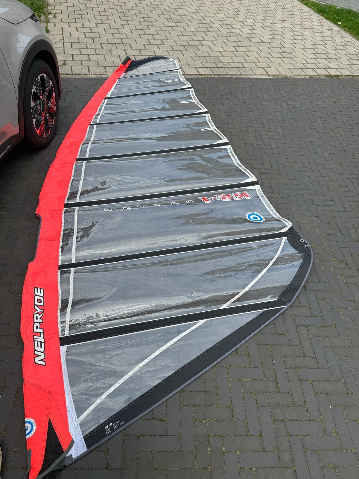 Neilpryde RS-1 Racing windsurfzeil 6.2, Watersport en Boten, Ophalen, Gebruikt, 5 tot 6.5 m², Neilpryde