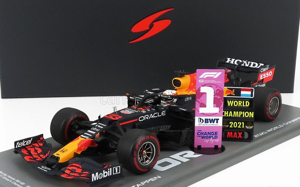 ✅ Max Verstappen 1:18 World Champion 2021 Abu Dhabi GP, Ophalen of Verzenden, Nieuw, Formule 1