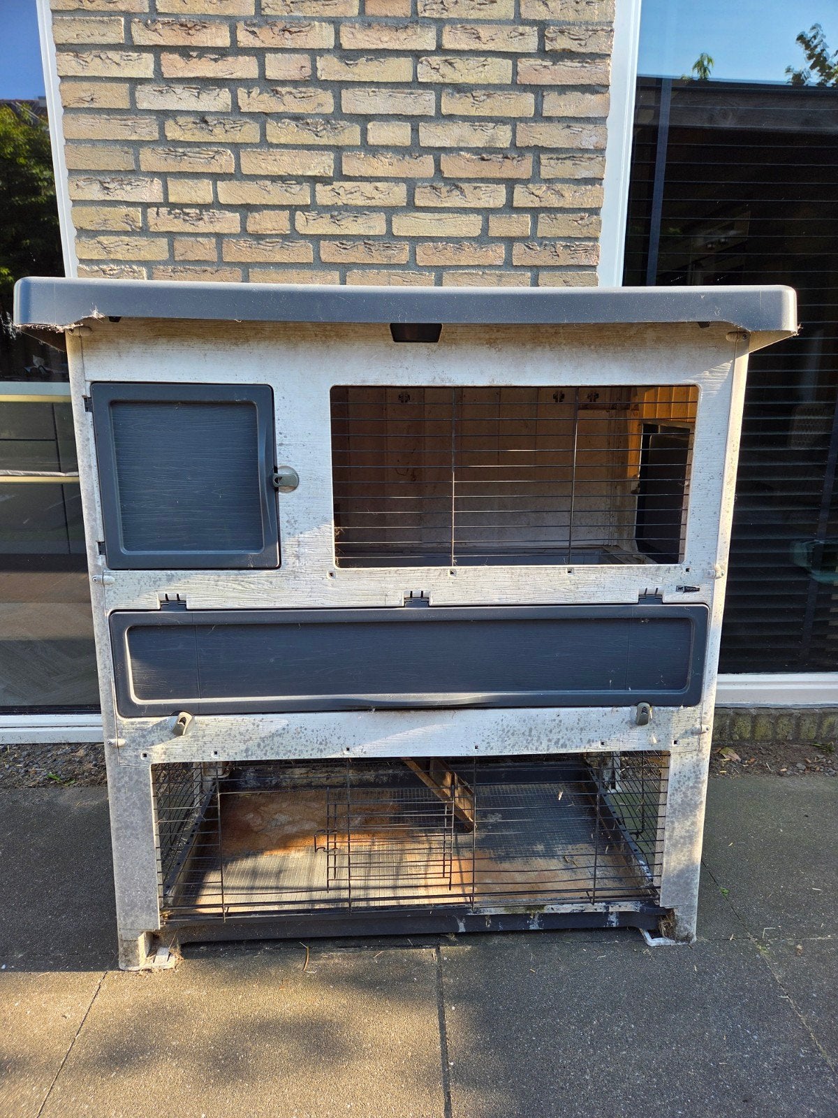 Konijnenhok Ferplast, Dieren en Toebehoren, Ophalen, 90 cm of meer, Hok, 110 cm of meer