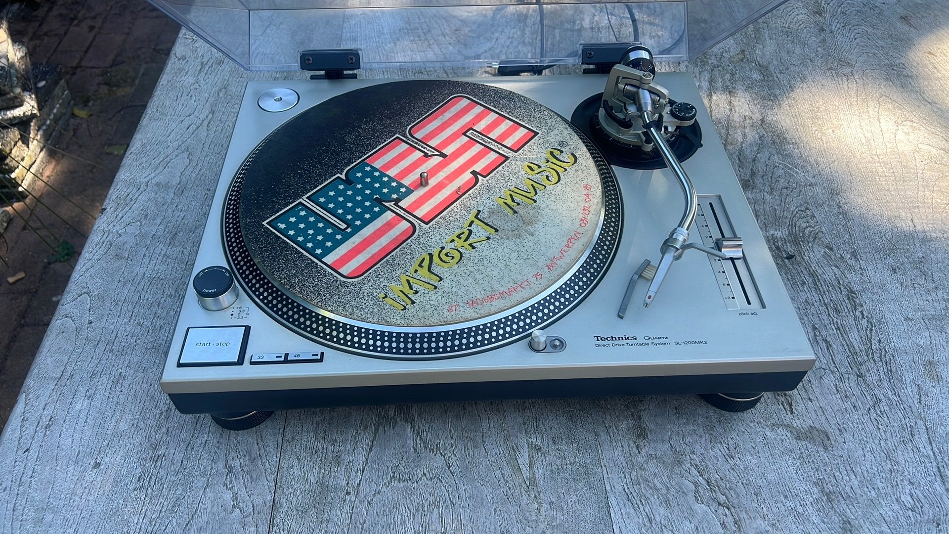 Technics Direct Drive SL-1200MK 2, Ophalen, Gebruikt, Pitch-regelaar, Technics