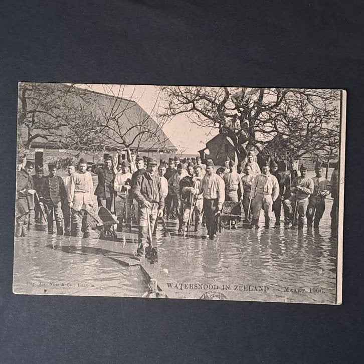 Watersnood in Zeeland Maart 1906 TULPKAART  TOPPER, Ophalen of Verzenden, Voor 1920, Ongelopen, Zeeland