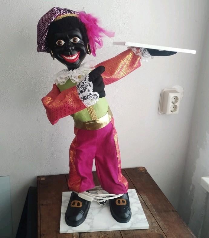 Mechanische oude winkel etalage piet automaat, Diversen, Sinterklaas, Ophalen