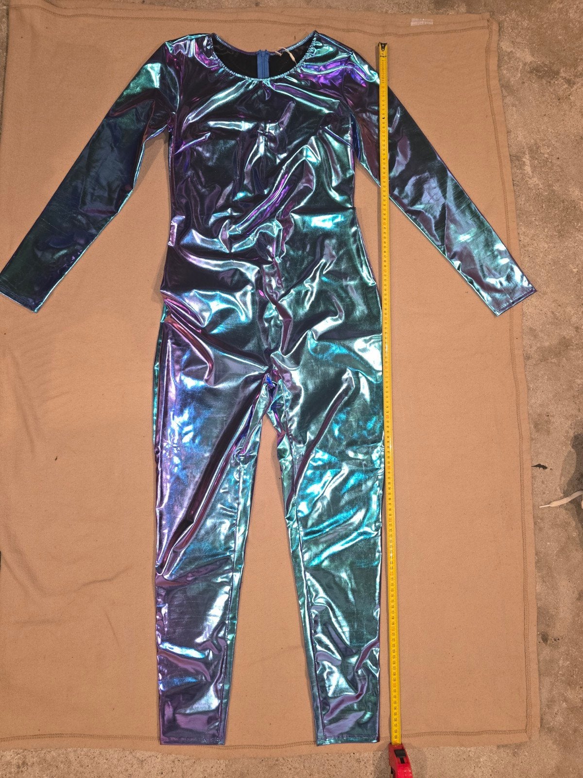 Holografisch Jumpsuit - Opvallend & Feestelijk, Kleding | Dames, Maat 38/40 (M), Nieuw, Onbekend, Meerkleurig
