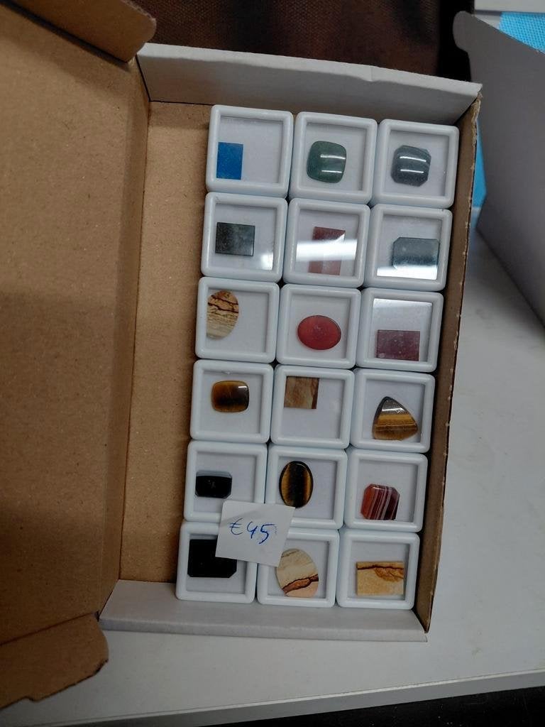 Set met zegelstenen goudsmid edelsmid, Verzamelen, Ophalen of Verzenden