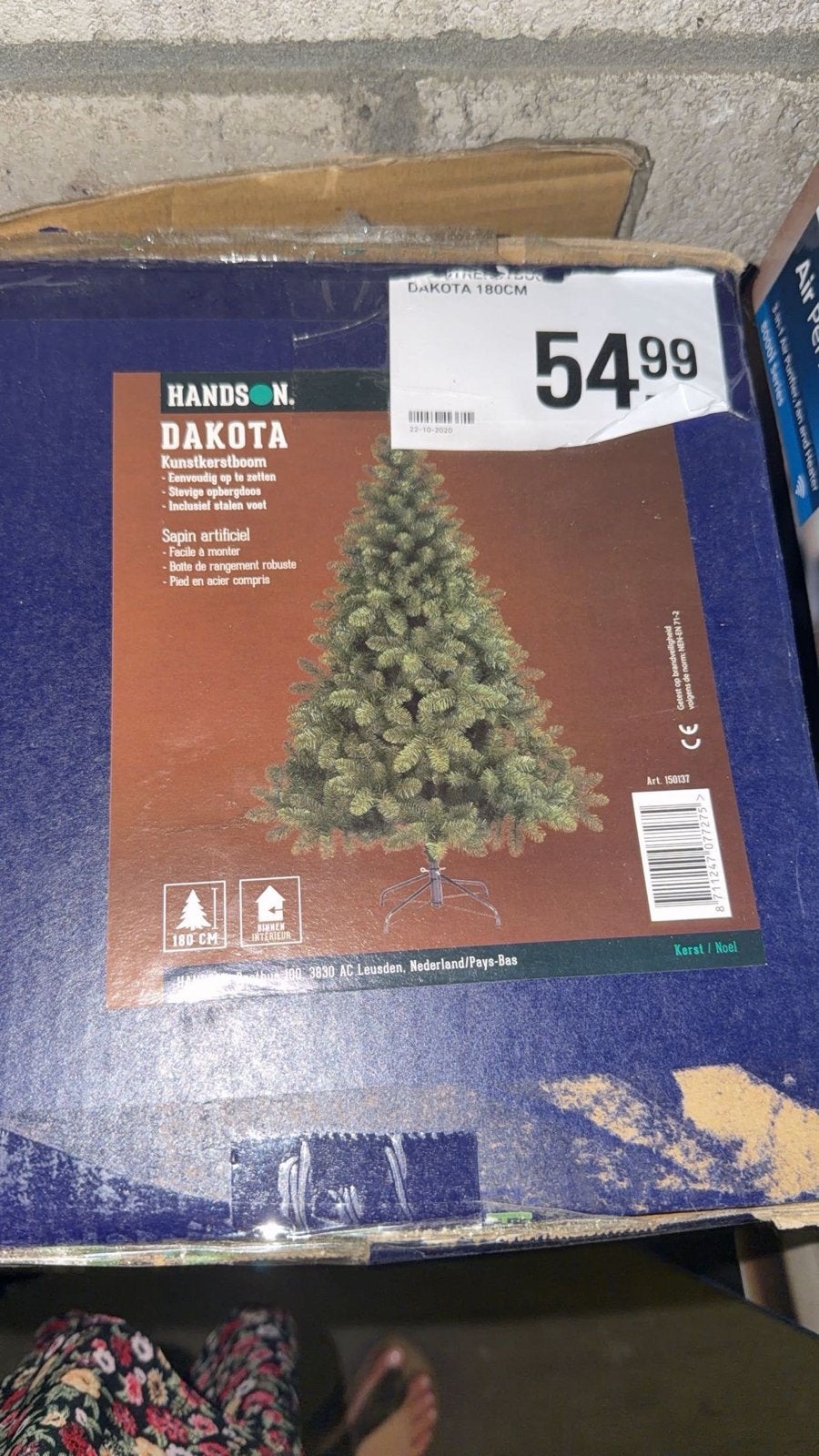 Gratis kerstboom en versiering, Ophalen