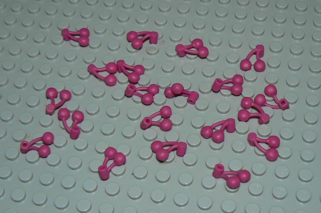 L1211 Kersen magenta 20 st., Ophalen of Verzenden, Nieuw, Losse stenen, Lego