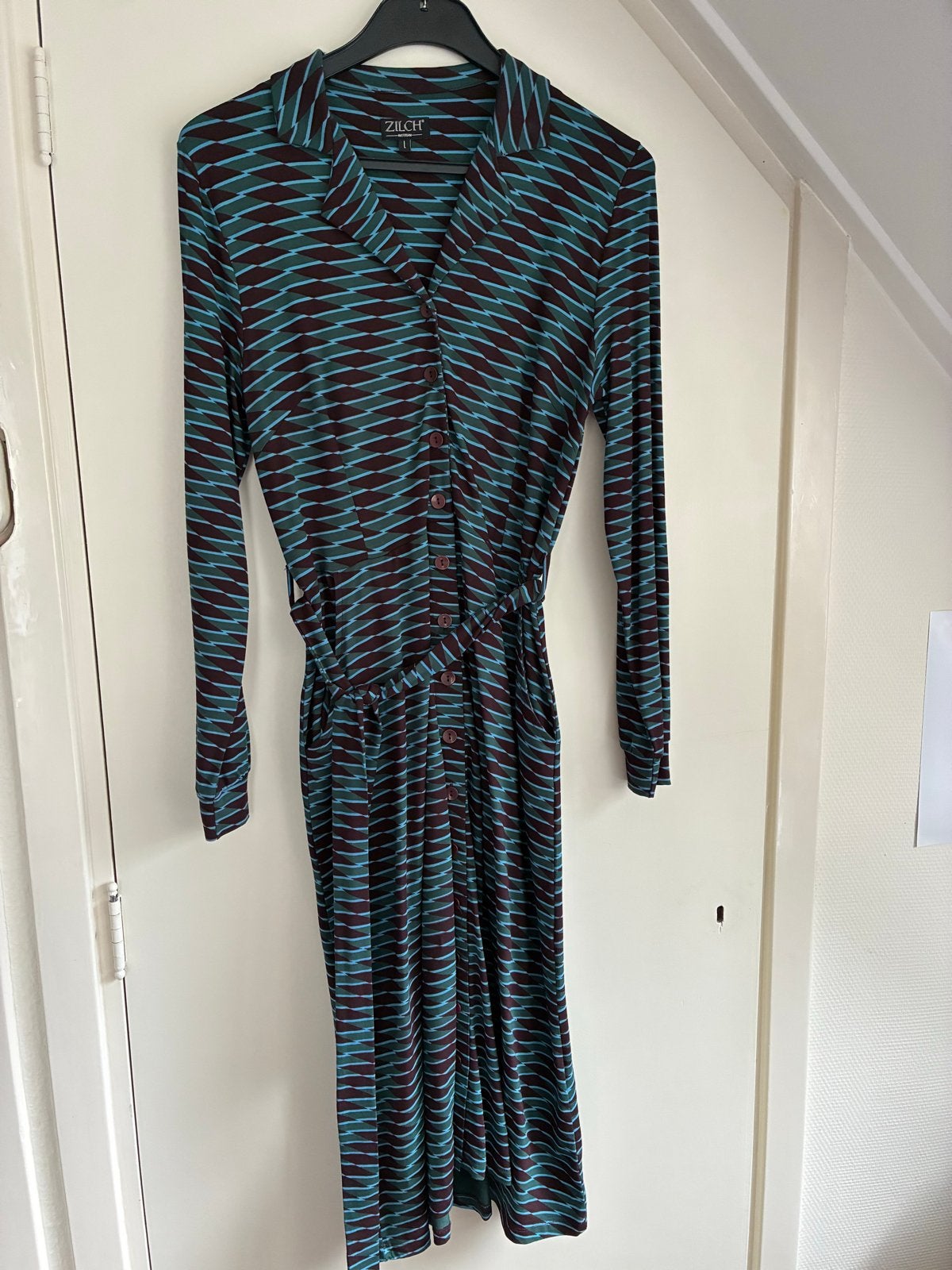 ZILCH Jurk - Nieuw, maat L (valt als 40), Kleding | Dames, Maat 38/40 (M), Nieuw, Ophalen of Verzenden, Onder de knie