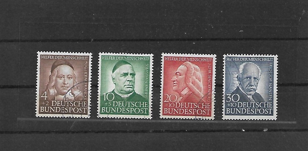 Duitsland  Michel nr. 173-76  gestempeld, Ophalen, BRD, Gestempeld