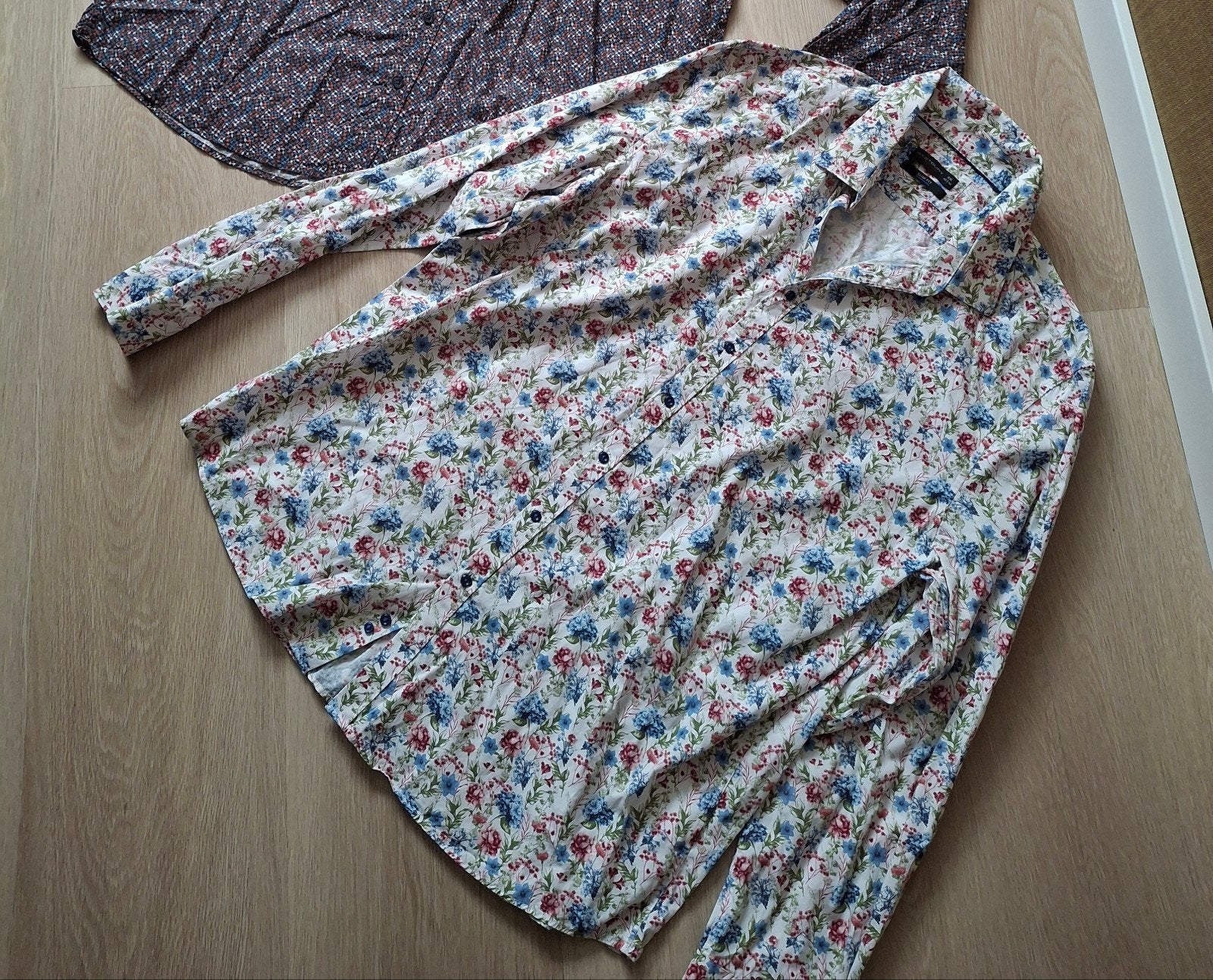 Blouse Westbury maat XXL gebloemd print ZGAN, Kleding | Heren, Meerkleurig, Ophalen of Verzenden, Overige halswijdtes, Westbury