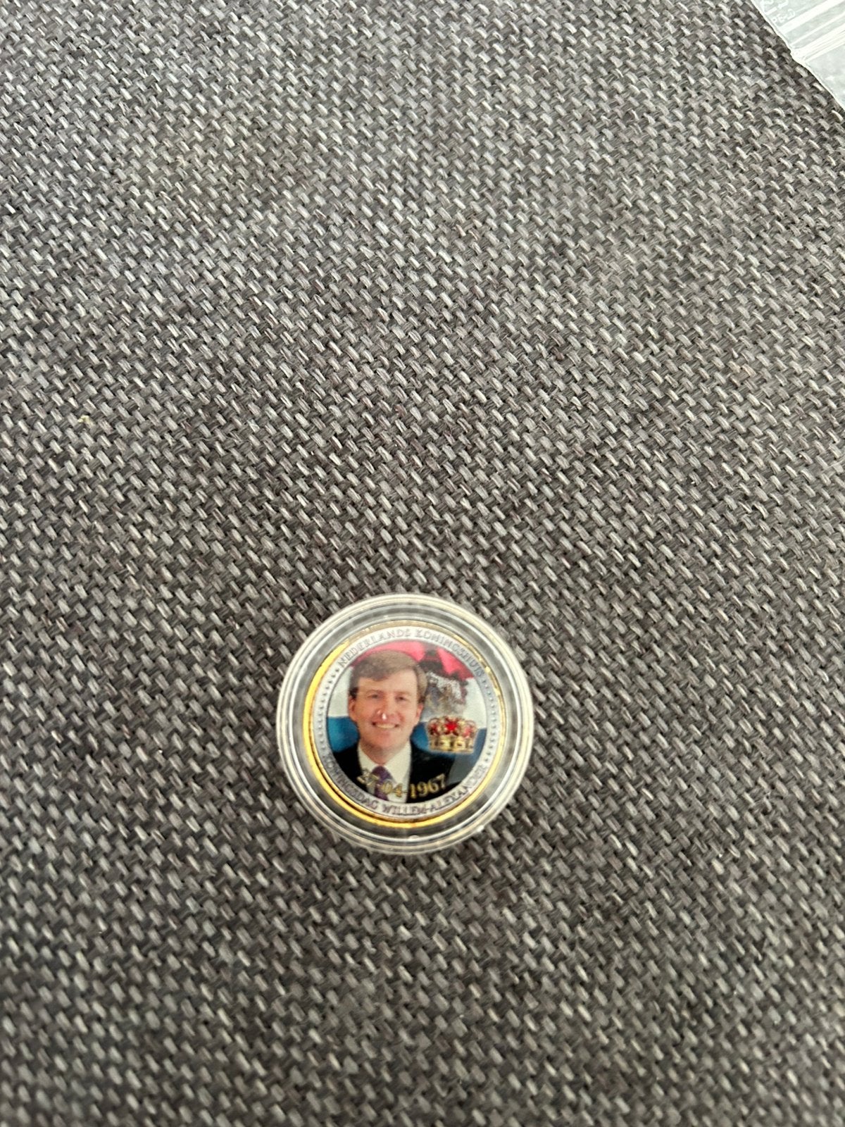 Herinneringsmunt 2 euro email tekening Willem Alexander 1967, Ophalen of Verzenden, Koningin Beatrix, Euro's