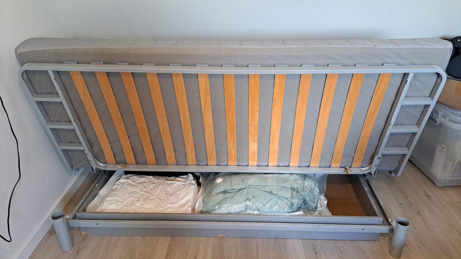 IKEA Beddinge LÖVÅS slaapbank - 200x97x90 cm, Ophalen, Tweepersoons, 200 cm, Grijs