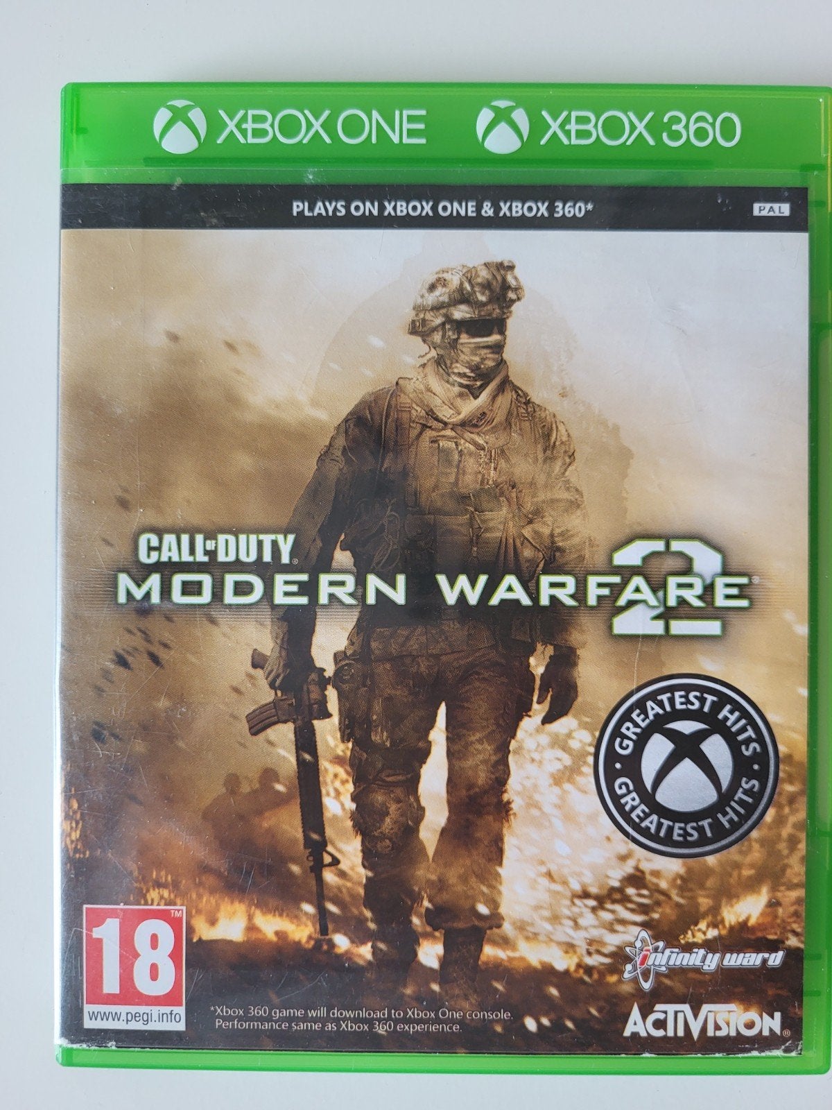 Call of Duty Modern Warfare 2 - Xbox 360/Xbox One, Spelcomputers en Games, Games | Xbox 360, Online, Gebruikt, Vanaf 18 jaar, Shooter