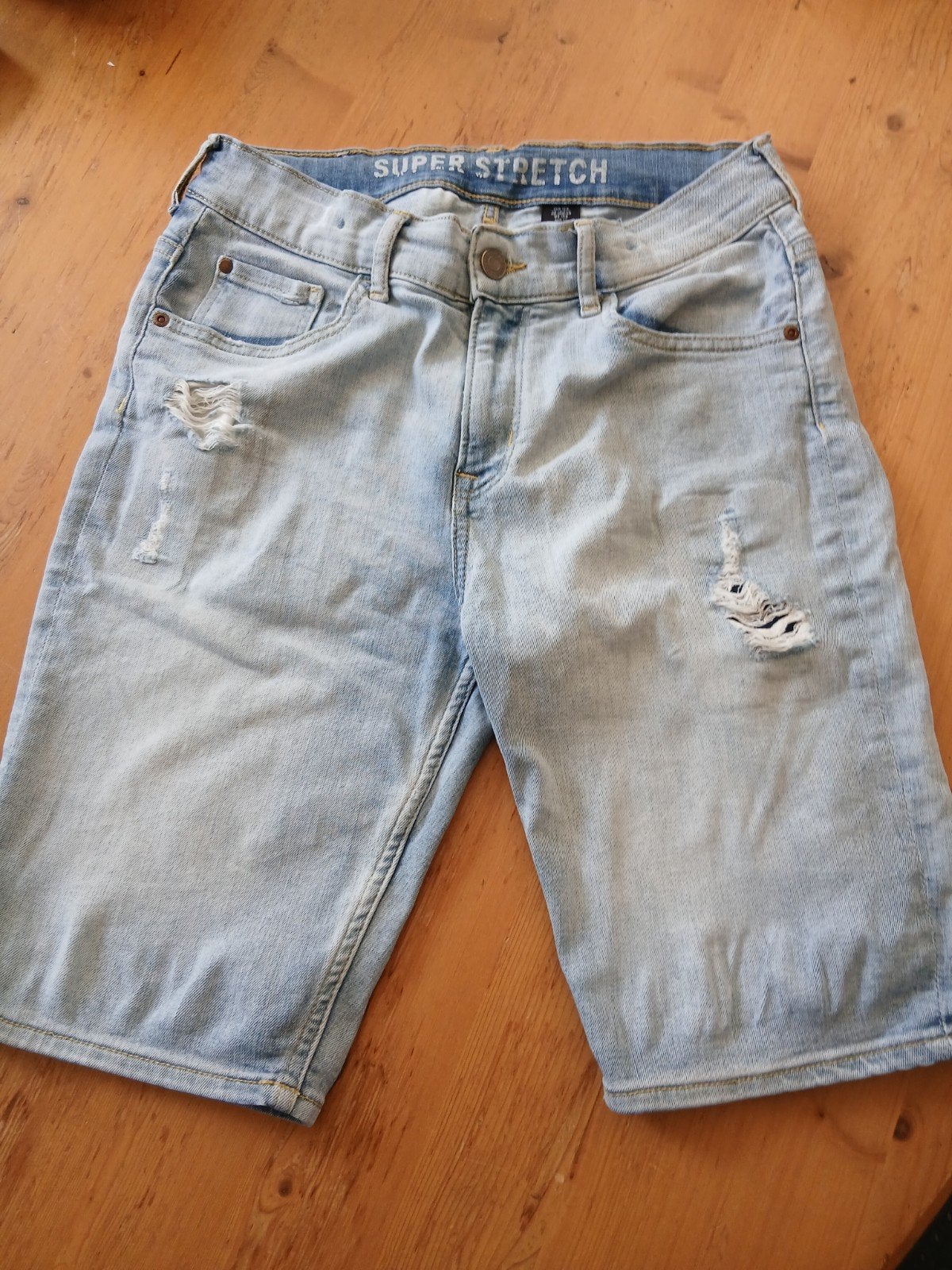 Maat 158 korte jeans, Broek, Gebruikt, Denim, Ophalen of Verzenden