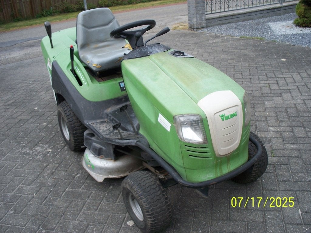 Viking MT 5097 zitmaaier, (Opknapper)., Tuin en Terras, Ophalen, Gebruikt, Opvangbak