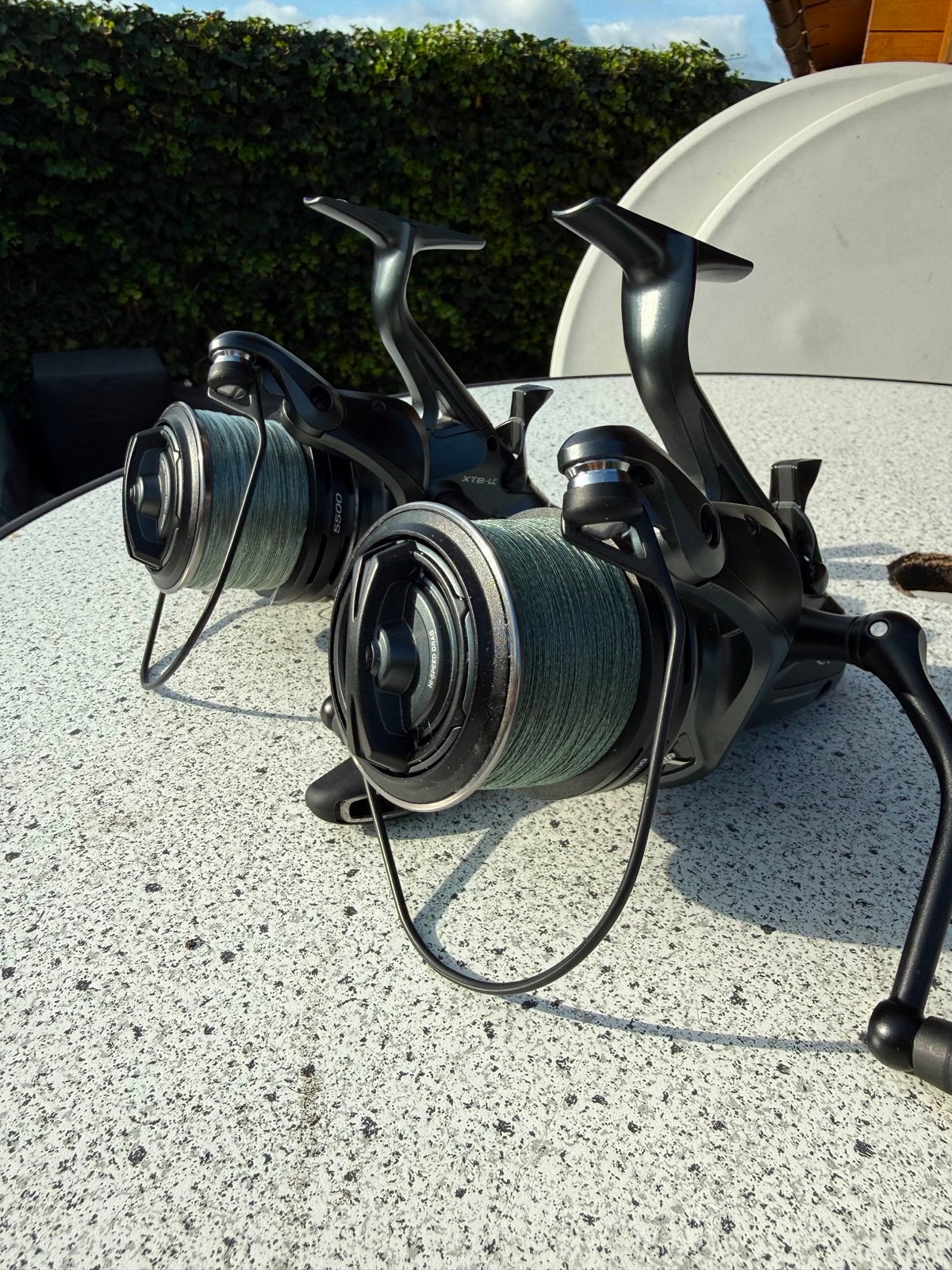 Shimano Ultegra XTB-LC CI4+ 5500 baitrunnermolens (2 stuks), Ophalen of Verzenden, Zo goed als nieuw, Molen