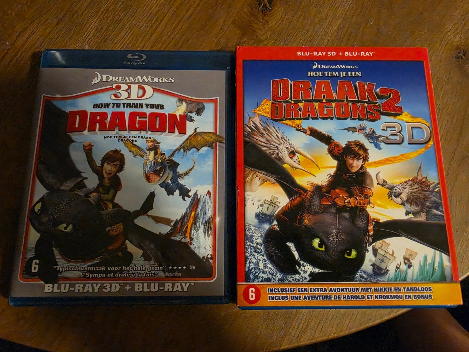 How to Train Your Dragon 1 & 2 3D Blu-ray Set, Inclusief extra's, Ophalen of Verzenden, Vanaf 6 jaar, Filmcollectie