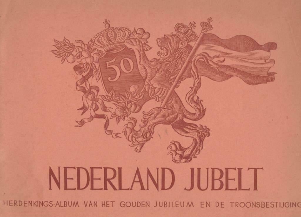 Nederland jubelt ~ herdenkingsalbum 1948, Verzamelen, Ophalen of Verzenden, Zo goed als nieuw, Tijdschrift of Boek