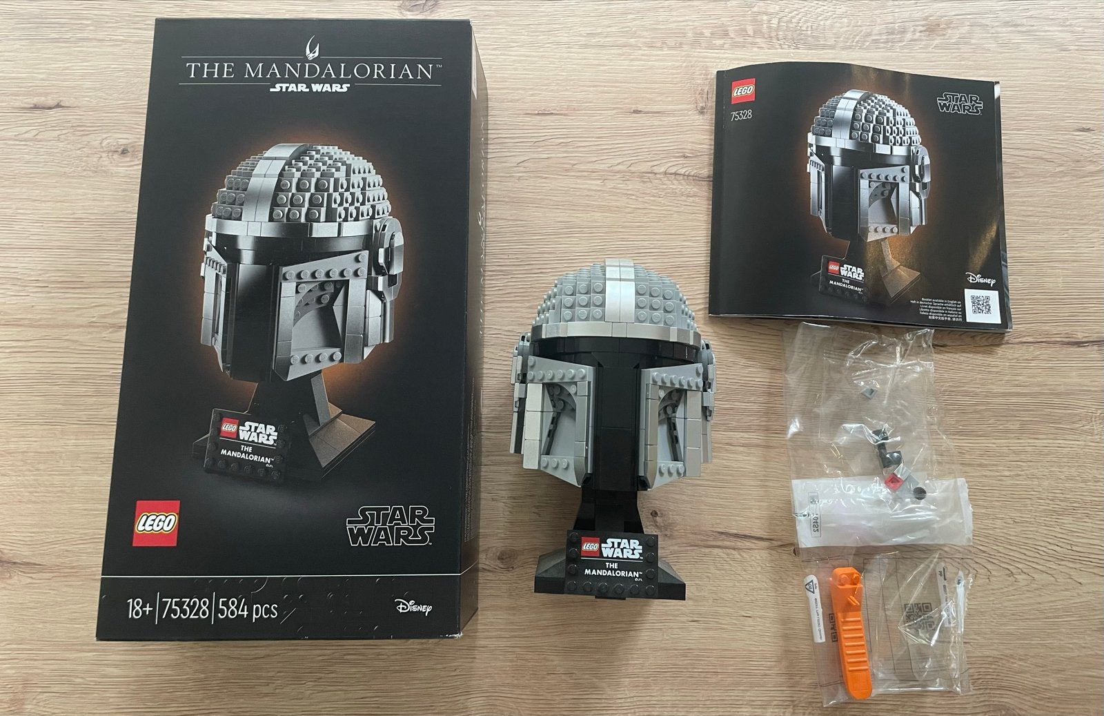 LEGO Star Wars The Mandalorian Helm (75328), Verzenden, Zo goed als nieuw, Overige merken