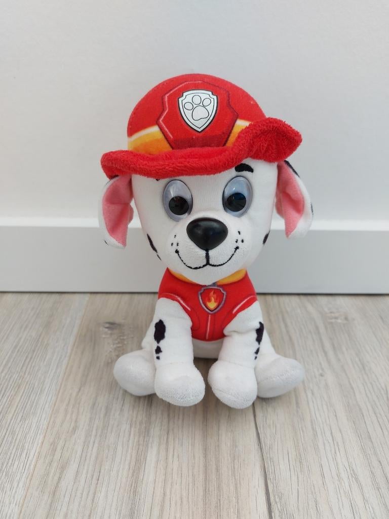 Knuffel Paw Patrol hond pup marshall L1602, Ophalen of Verzenden, Zo goed als nieuw, Hond