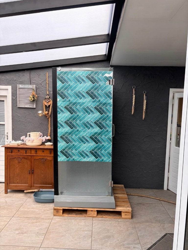 douche cabine, Doe-het-zelf en Verbouw, Sanitair, Ophalen, Gebruikt, Glas, Douche