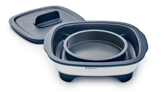 Tupperware MicroPro grill, Ophalen of Verzenden, Nieuw, Blauw, Overige typen