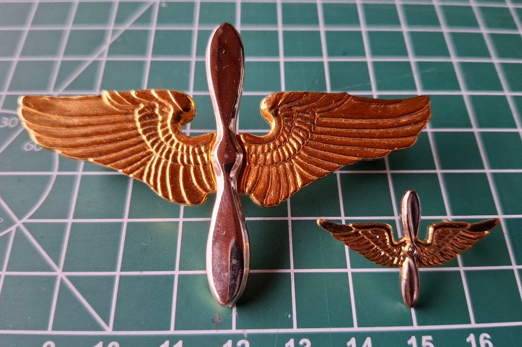 US - Airforce Branch Insignia - Set, Verzenden, Luchtmacht, Amerika, Embleem of Badge