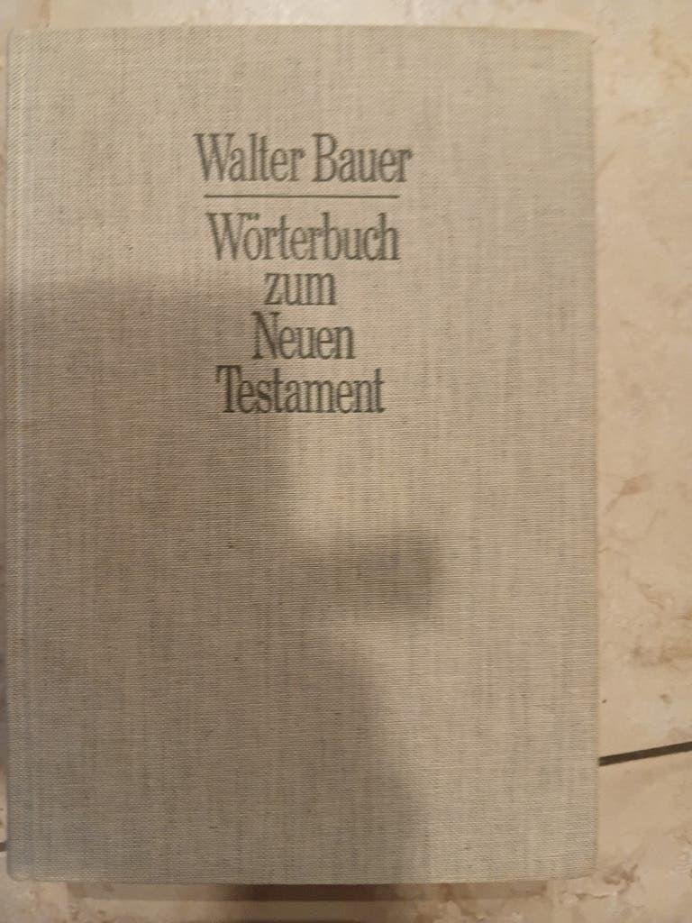 Grieks-Duits Wörterbuch zum Neuen Testament - Walter Bauer, Boeken, D. Dr. phil. h. c. WALTER BAUER, Overige uitgevers, Ophalen of Verzenden