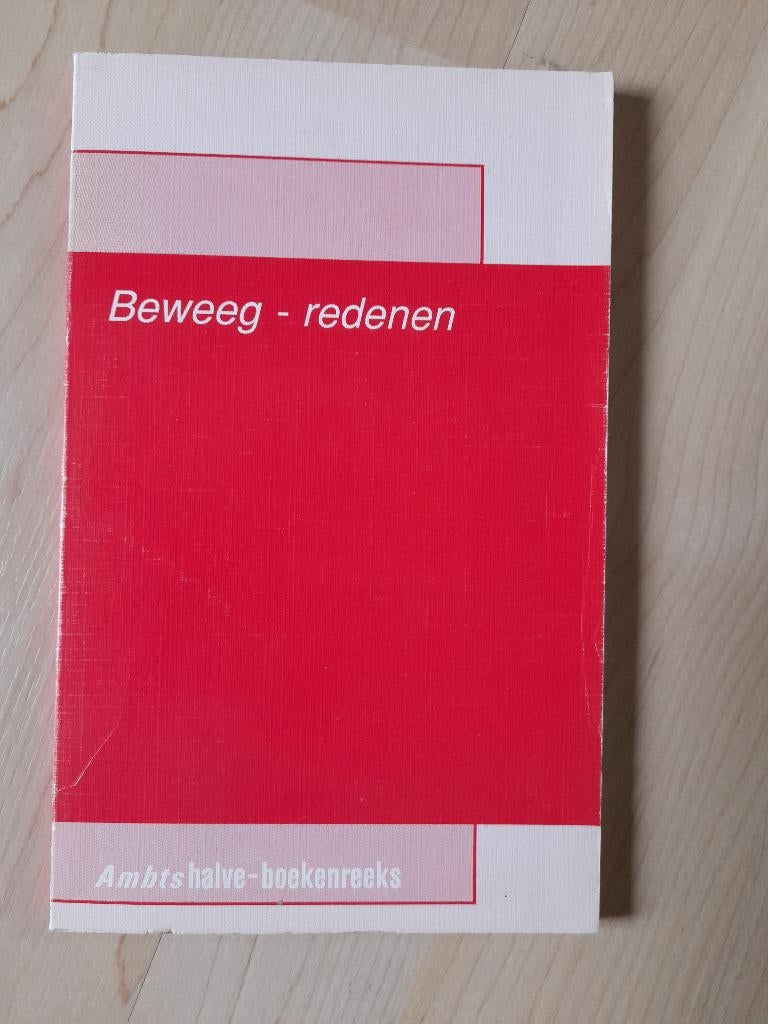 BEWEEG - REDENEN Theo Althuis ea, Boeken, Ophalen of Verzenden, Gelezen