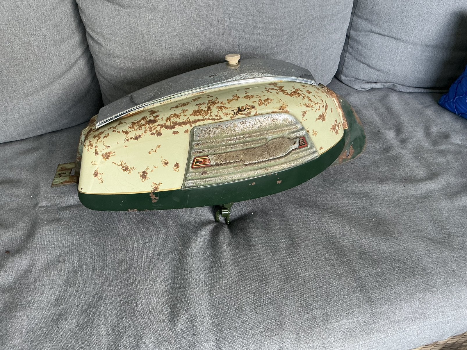 BATAVUS CONFORTE TANK MET DEKSEL DOP KRAAN SCHOON V BINNEN, Ophalen of Verzenden, Gebruikt, Tank, Batavus