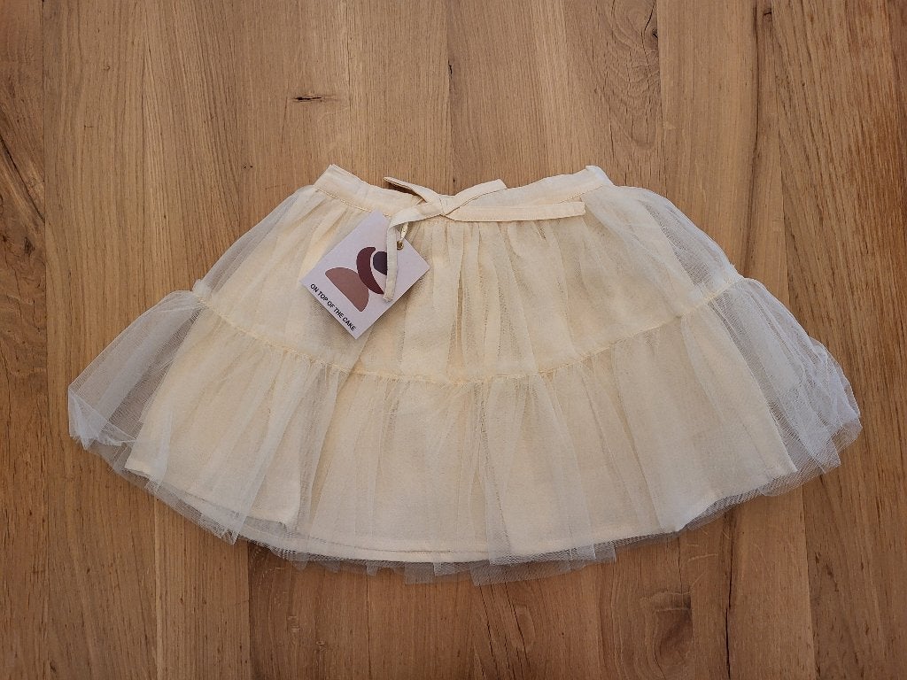 Nieuw! On Top of the Cake rok, beige,  maat 110/116, On Top of the Cake, Meisje, Nieuw, Ophalen of Verzenden