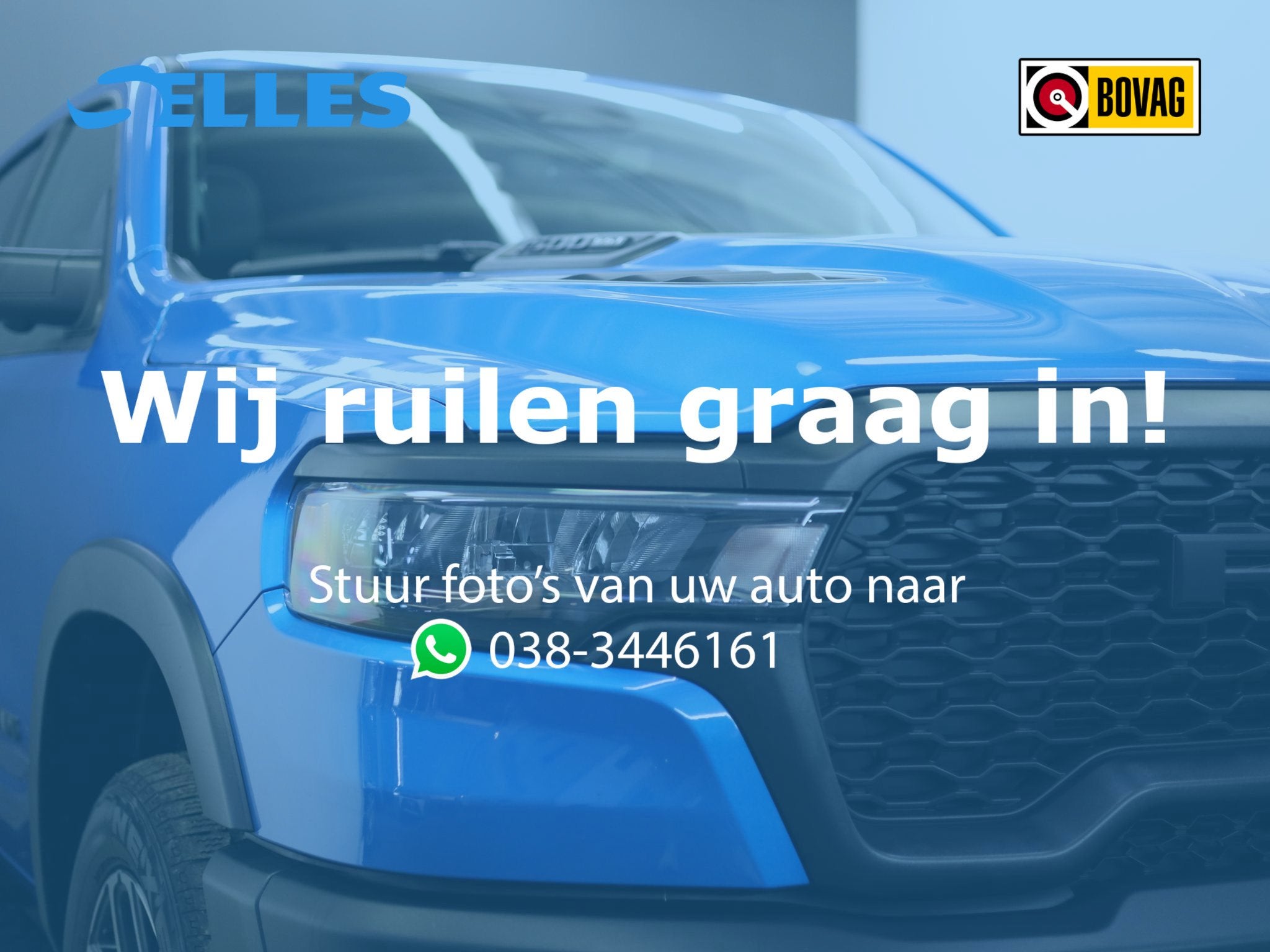Dodge Ram 1500 2025 3.0L HURRICANE REBEL | LPG | DEKSEL, Zwart, Blauw, Bedrijf, RAM 1500