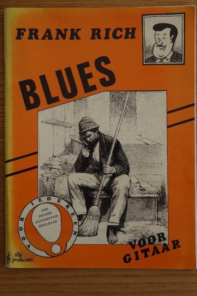Frank Rich - BLUES voor gitaar, Gitaar, Les of Cursus, Ophalen of Verzenden, Zo goed als nieuw