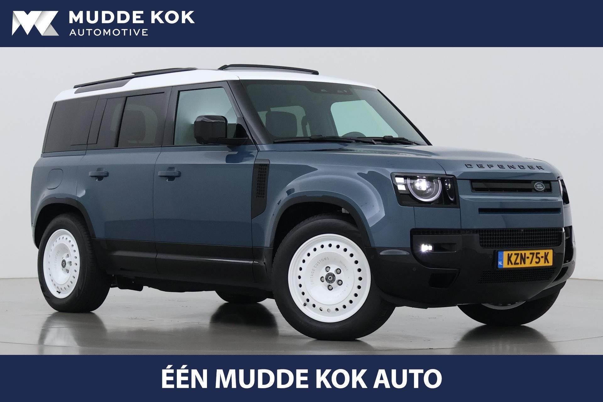 Land Rover Defender 110 P300e X-Dynamic HSE | HERITAGE Editi, Automaat, Stof, Gebruikt, 3000 kg
