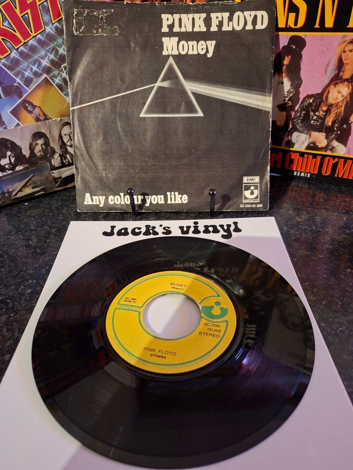 Pink Floyd - Money / Any Colour You Like 7 inch single 1973, Gebruikt, 7 inch, Ophalen of Verzenden, Poprock