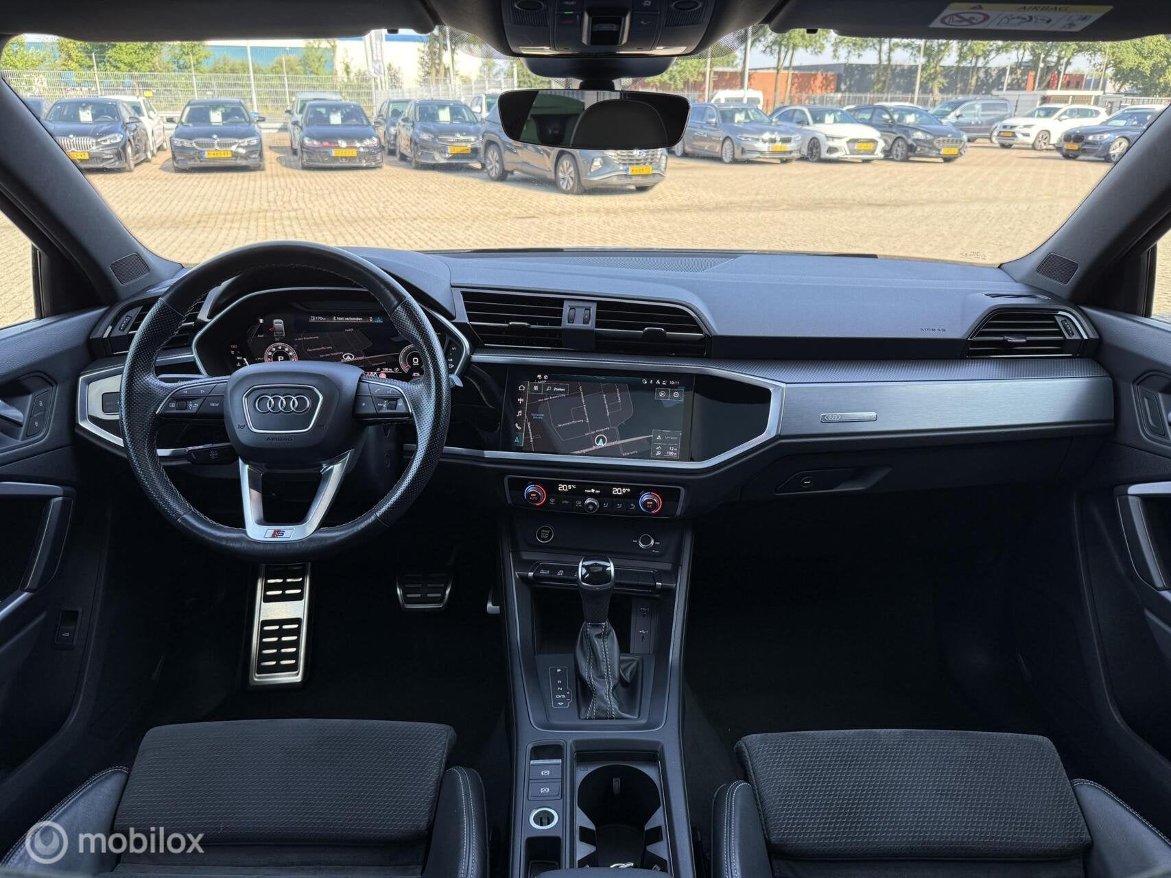 Audi Q3 Sportback 35 TFSI S-Line RSQ3 Pakket| PANORAMADAK, Auto's, 15 km/l, 4 cilinders, 150 pk, Wit