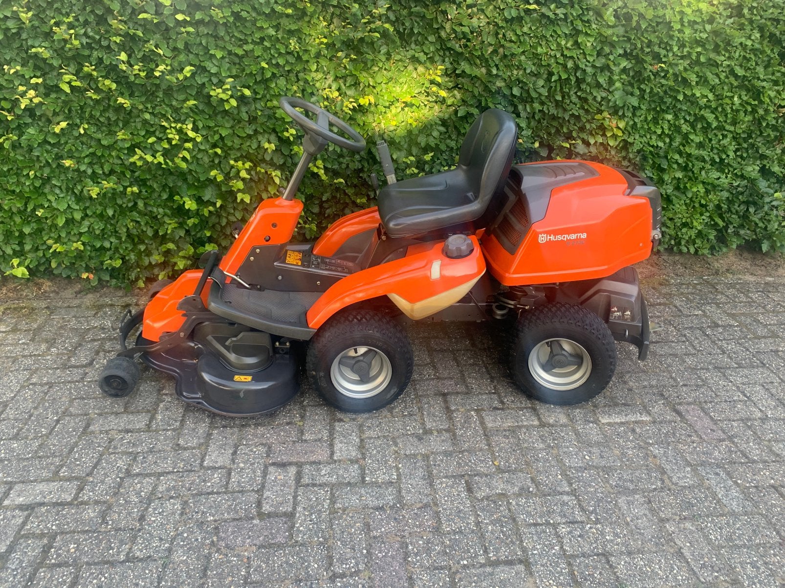 Husqvarna zitmaaier, Ophalen, Gebruikt, Mulchfunctie, 90 tot 120 cm