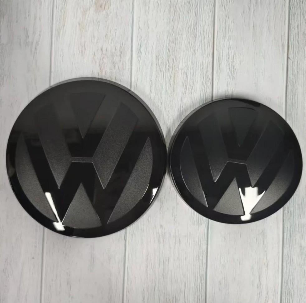 VW Logo Zwart - VW Golf 7 - Compleet Voorkant & Achterkant, Auto diversen, Tuning en Styling, Ophalen of Verzenden