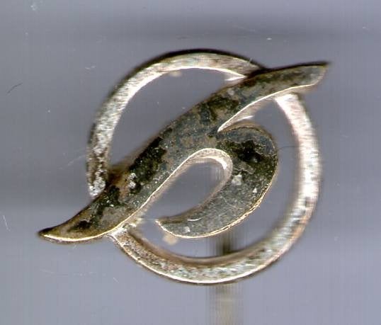 Hofmann motorfietsen zilverkleurig speldje ( G_034), Ophalen of Verzenden, Zo goed als nieuw, Transport, Speldje of Pin