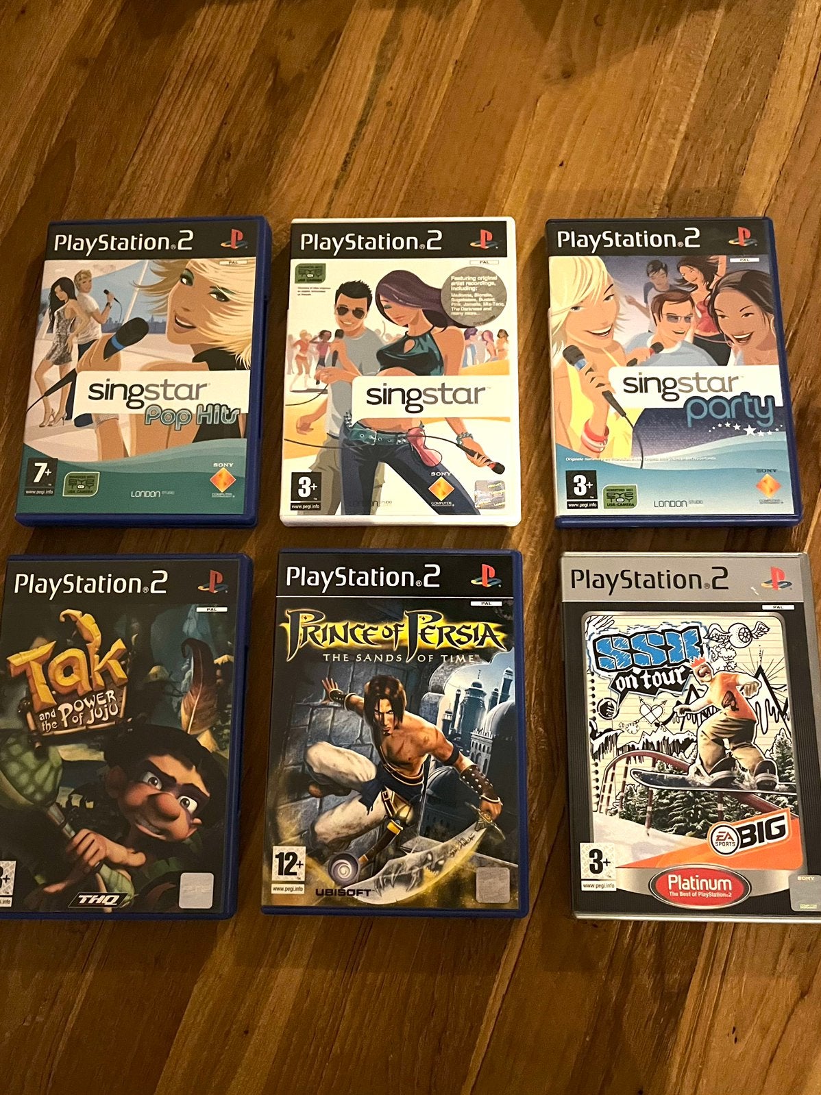 6x Playstation 2 spellen, Spelcomputers en Games, Games | Sony PlayStation Portable, Ophalen, Overige genres, 1 speler, Zo goed als nieuw