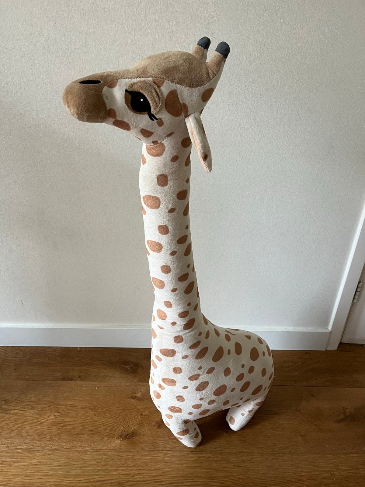Grote Giraf Knuffel - Bijna 1 Meter Hoog, Ophalen, Gebruikt, Giraf, Beige