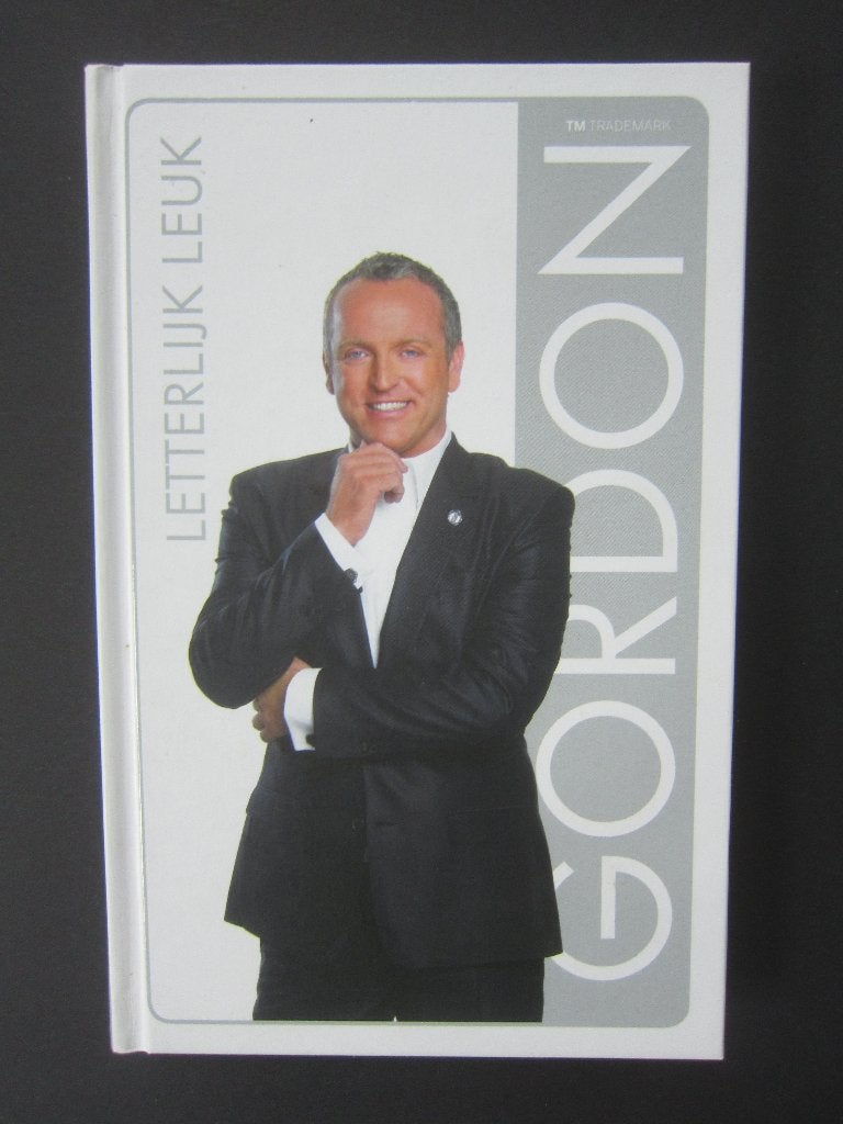 biografie boeken Letterlijk Leuk zanger GORDON WAARGEBEURD, Ophalen of Verzenden, Zo goed als nieuw, Diverse Auteurs, Film, Tv en Media
