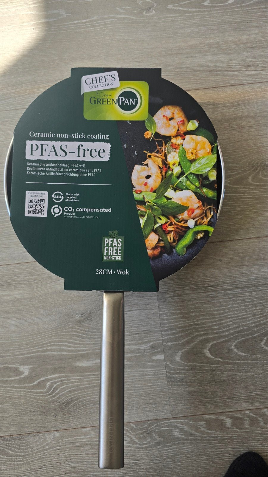 Greenpan wok, Ophalen of Verzenden, Wok