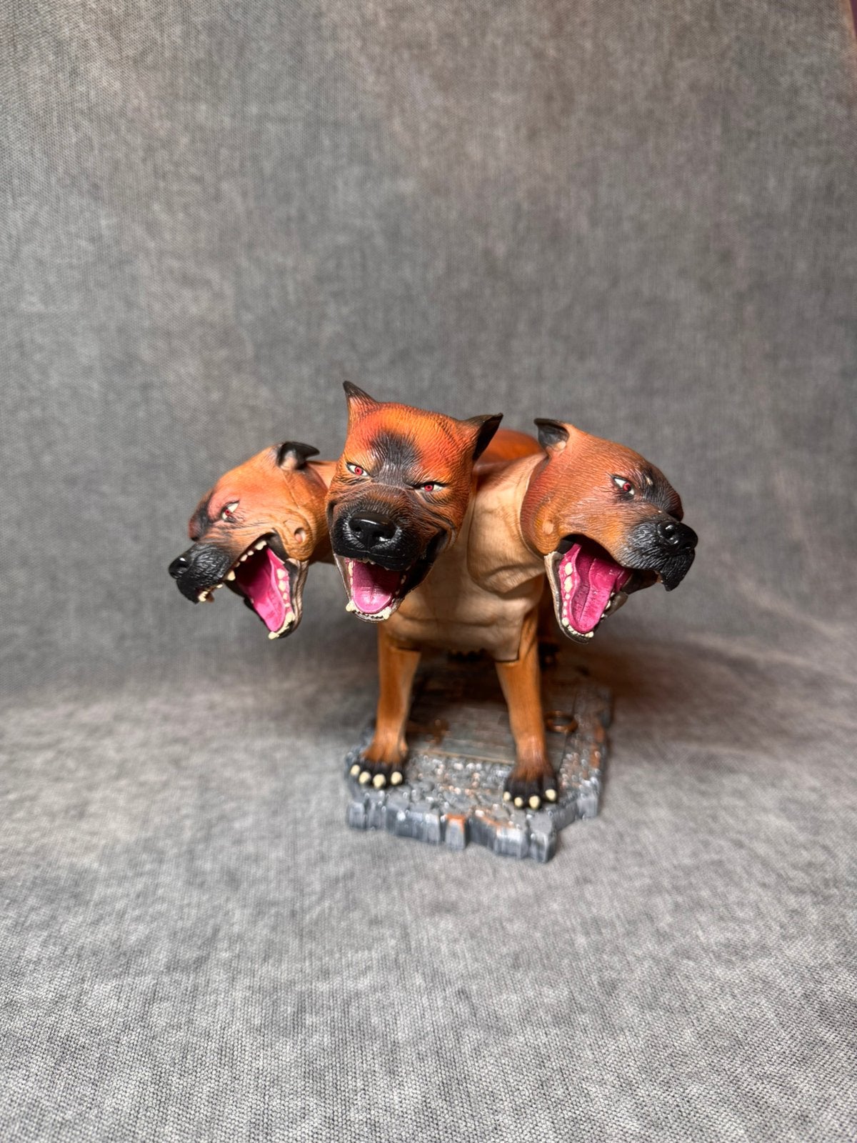 Vintage Harry Potter Fluffy – 3-Koppige Hond – Mattel 2001, Ophalen of Verzenden, Zo goed als nieuw, Actiefiguurtje