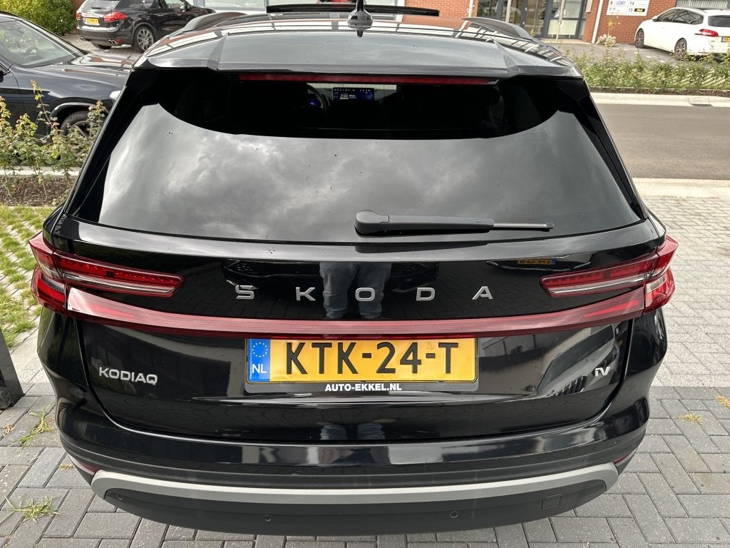 Skoda Kodiaq 1.5 TSI PHEV Sportline Business Leder Pano, Auto's, 4 cilinders, Bedrijf, 1813 kg, SUV of Terreinwagen