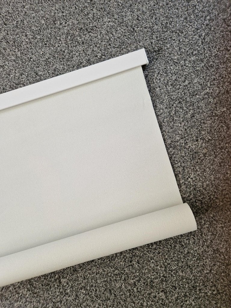 Rolgordijn parel wit - lichtdoorlatend - 200cm breed, Huis en Inrichting, Stoffering | Gordijnen en Lamellen, Ophalen, Overige materialen
